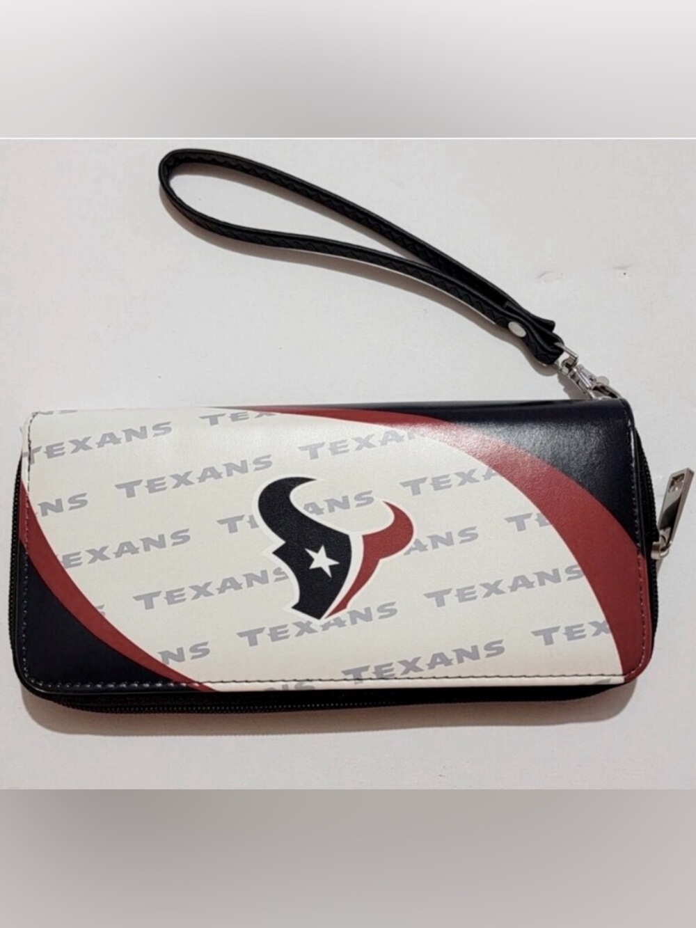 NWT [NFL] Houston Texans Team Fandom Zip-Around Wristlet Clutch Wallet